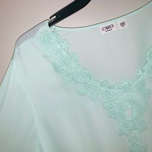 Teal Cato shirt
